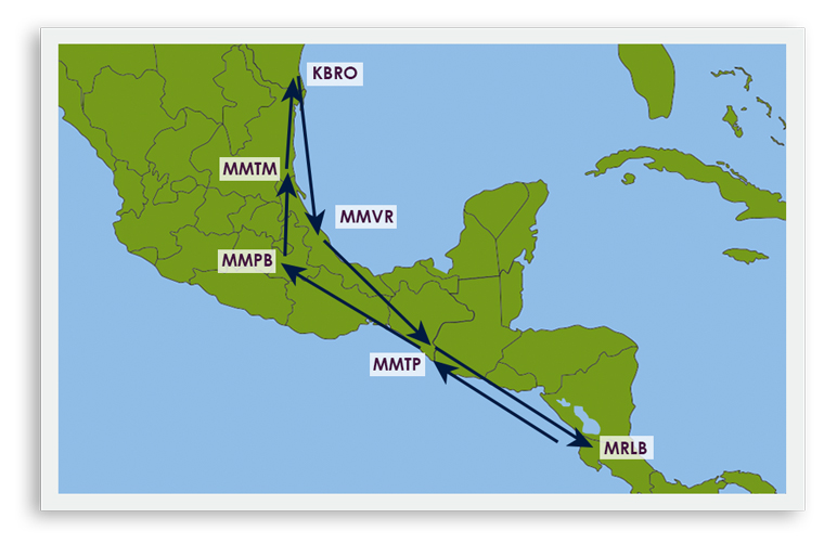 CST Flight Services - COPA Costa Rica-Mexico Guided Expedition